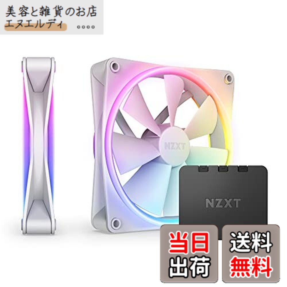 【貨物輸送無料】NZXT F140 RGB DUO TWIN PACK \u0026 RGB Controller [White] マイコン入れもの気違い2基 RF-D14DF-W1 FN1833