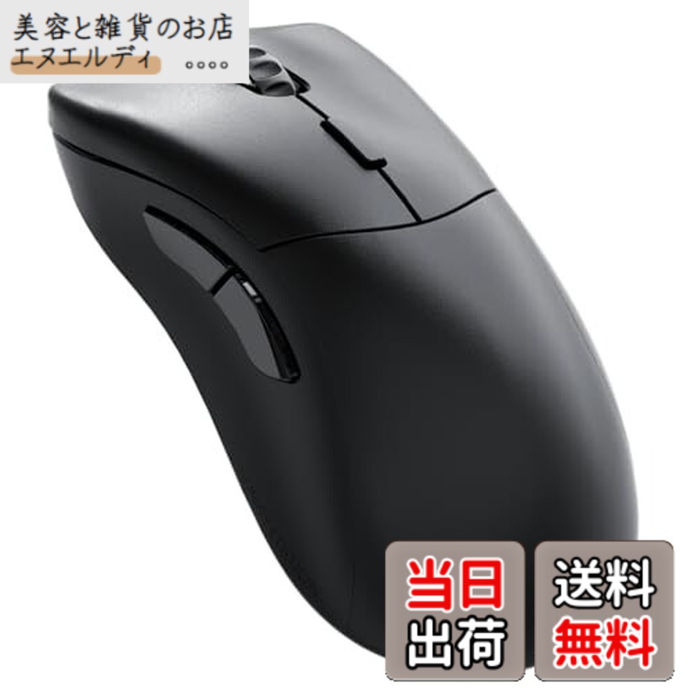 【貨物輸送無料】Glorious MODEL D 2 PRO 4k/8kHz Edition 超軽さ62g 高耐久・高ポーリング割り合い 2.4G無線電話・有線 両相応う エルゴノミック ゲーミングマウス 黒いこと GLO-MS-PDWV2-4K8K-B MS697