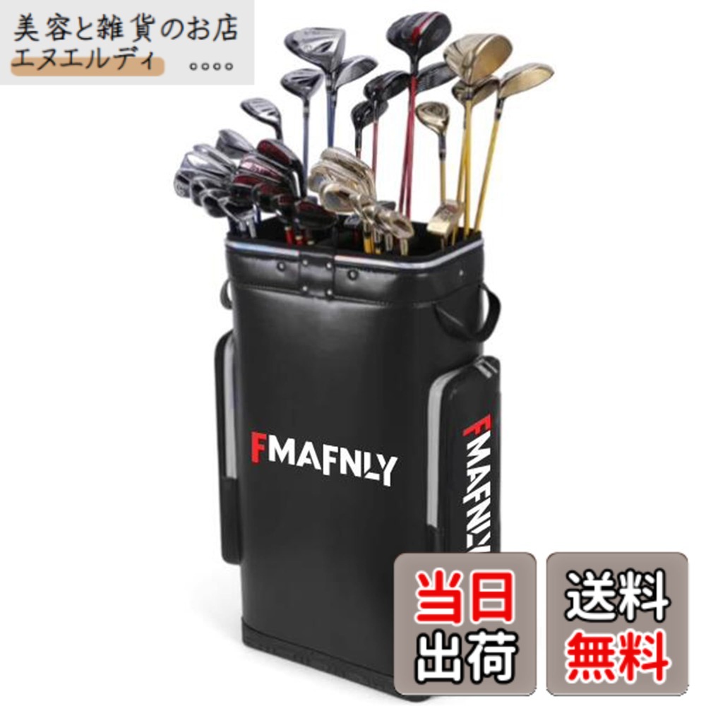 【送料無料】FMAFNLY ゴルフクラブケース ゴルフクラブスタンド 室内外 クラブケース 30本用 組み立て不要 収納 セルフスタンド 大容量 スタンド式 パターゴルフ ブラック｜美容と雑貨のお店　エヌエルディ