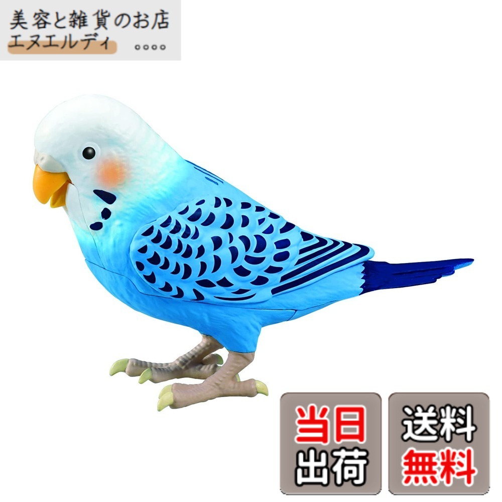 【送料無料】タカラトミー TAKARATOMY 毎日おしゃべり 天才インコちゃん 青 ブルー 対象年齢:6歳 脳トレ ヒーリングパートナー おしゃべり1100通り以上 お歌10曲