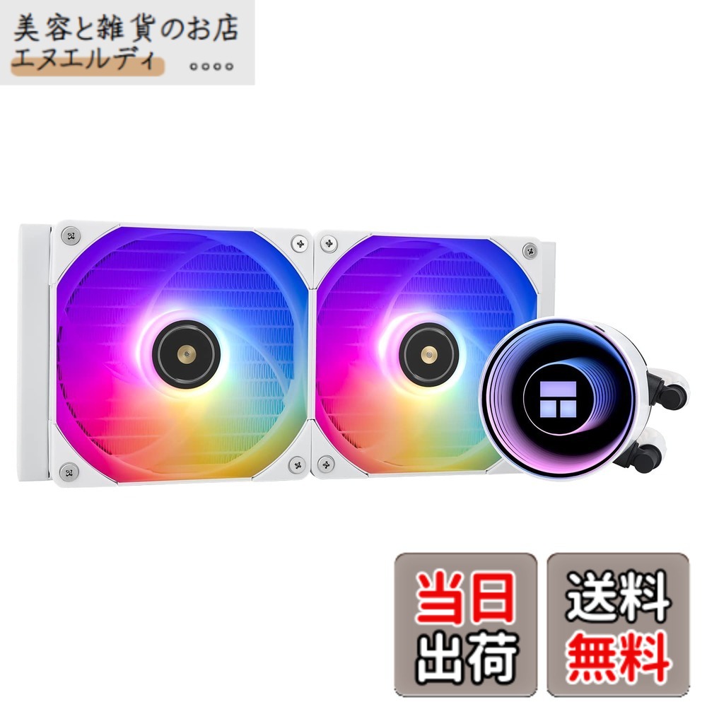 【貨物輸送無料】Thermalright Frozen Notte 240 水冷中央処理装置空調設備、240黒いこと中央処理装置空調設備操作手順、