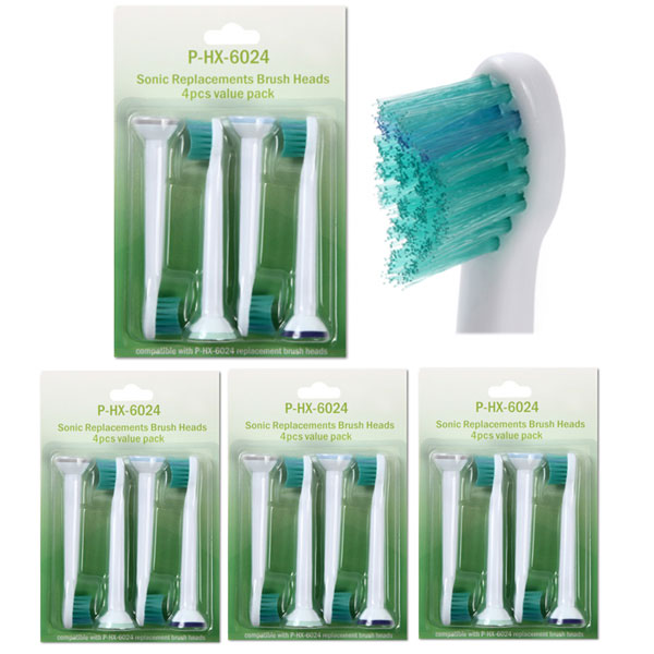 PHILIPS フィリップス 電動歯ブラシ キッズ向け フィリップス Sonicare 4本 電動歯ブラシ替え HX6034