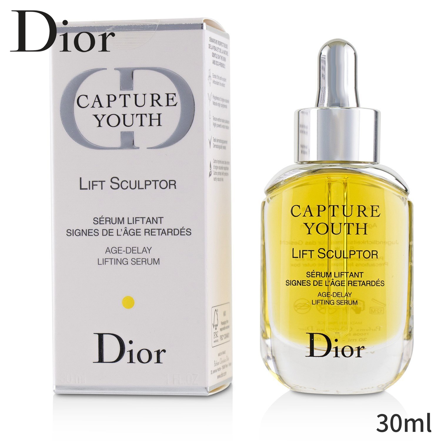 クリスチャンディオール 美容液 Christian Dior カプチュール ユース L スカルプター 30ml レディース スキンケア 女性用 基礎化粧品 フェイス シワ シミ 誕生日プレゼント ギフト 人気 ブランド コスメ 現品限り一斉値下げ