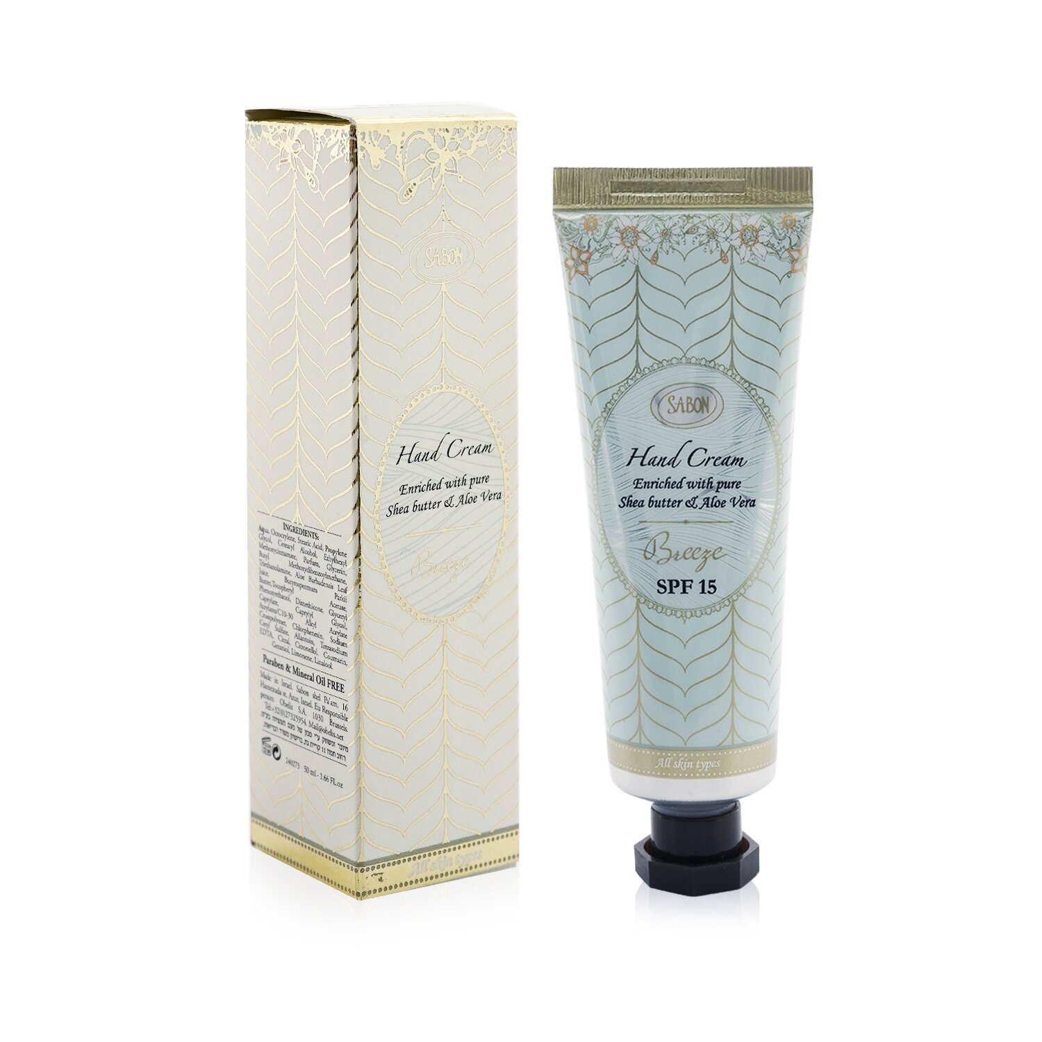 有名な高級ブランド サボン ハンドクリーム Sabon 手荒れ Hand Cream Breeze Spf 15 Tube 50ml レディース スキンケア 女性用 基礎化粧品 ボディ 誕生日プレゼント ギフト 人気 ブランド コスメ Www Yourrequestentertainment Com