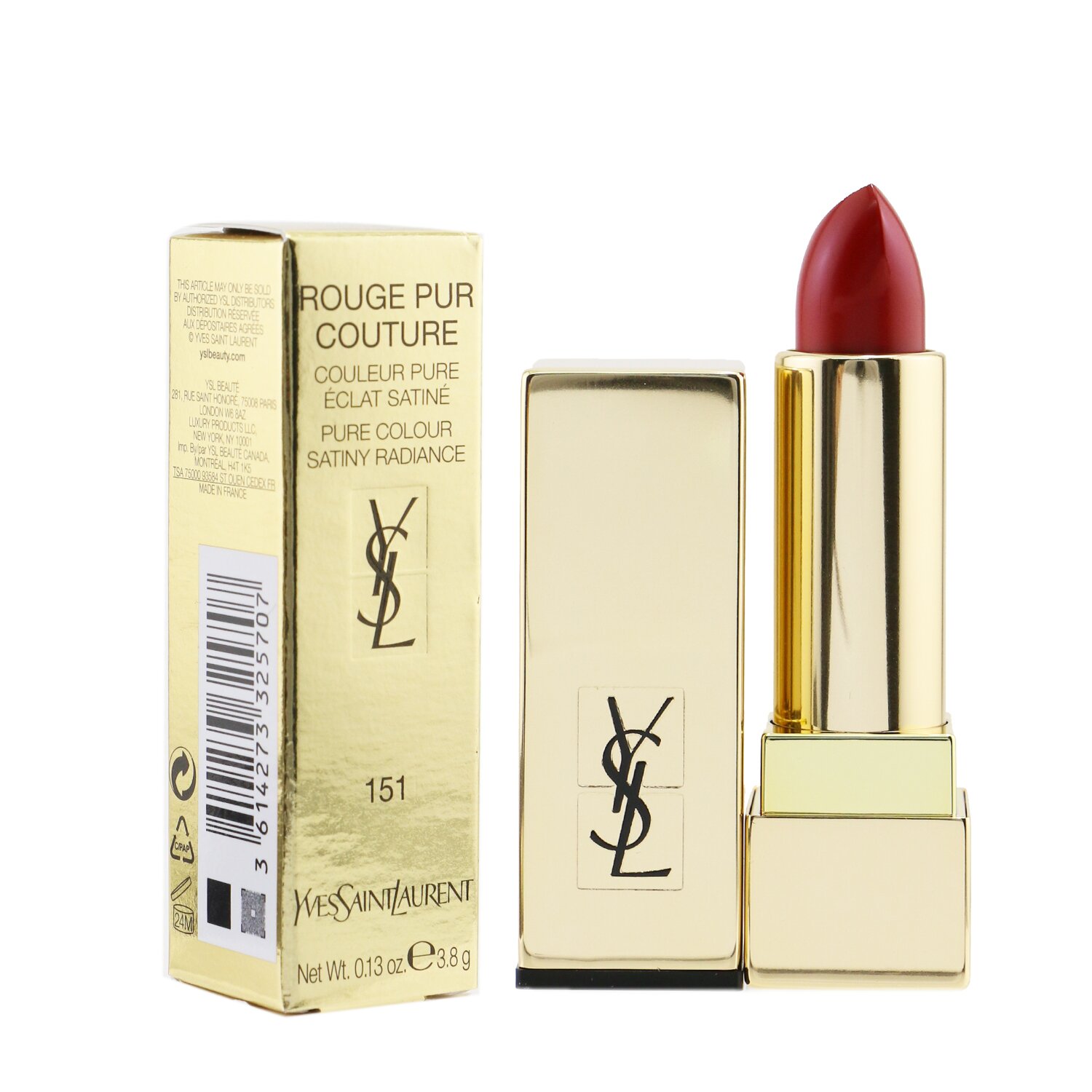 期間限定キャンペーン イヴサンローラン リップスティック Yves Saint Laurent 口紅 Rouge Pur Couture 151 Unapologetic 3 8g メイクアップ リップ 落ちにくい 誕生日プレゼント ギフト 人気 ブランド コスメ Batesmartin Com