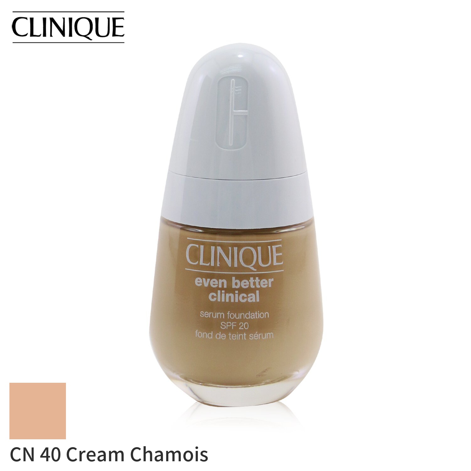 クリニーク リキッドファンデーション Clinique Even Better Clinical Serum Foundation Spf Cn 40 コスメ ブランド Chamois Cream フェイス 人気 メイクアップ 30ml ギフト 誕生日プレゼント カバー力