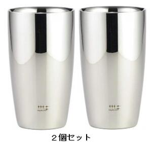 【２個仕掛ける】磨き屋暴力団 2重ビアタンブラー 370mll  【日本製タンプラー 日本製ビアタンブラー 水飲み 食器 勝手もとグッズLOTZ】