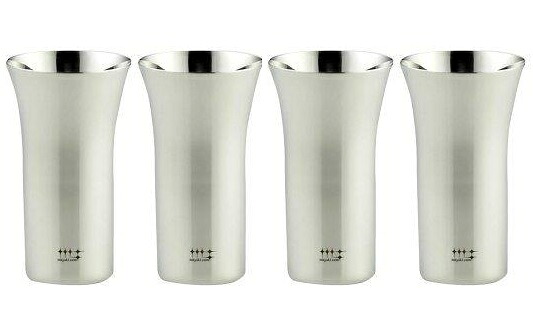 【４個セット（2Pcs ×２）】磨き屋シンジケート　一口ビール2Pcs YJ1108　　 【ヨシカワ　日本製 コップ　食器　キッチングッズLOTZ】