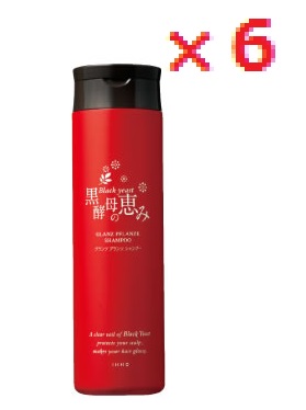 【６個書き割り】黒パン種の好感シャンプー300ml 【一光化学 髪の毛世話をする  美容  髪の毛 線毛 髪の毛LOTZ】