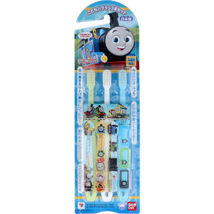 【メール便可能(5点まで)】きかんしゃトーマス こどもハブラシ 3本セット 【機関車　バンダイ　子供　こども　子ども　キッズ　デンタルケア　オーラルケア　歯磨き　歯みがき　はみがき　歯ブラシ】画像