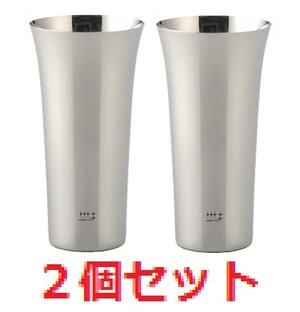 【２個仕掛ける】磨き屋暴力団 ハイボール・ビアタンブラー 435ml 【ヨシカワ 日本製ビアタンブラー 日本製タンプラー ステンレス鋼製タンプラー 勝手もとグッズ 食器 水飲み 水飲みLOTZ】
