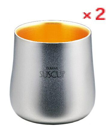 【２個仕掛ける】流行り物タンプラーさくら内面24金メッキ SUSCUP SKR-001 【ステンレス鋼水飲み 優勝杯LOTZ】