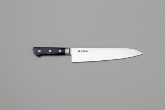 正広作 日本鋼口金付包丁 牛刀 240mm 13012  【マサヒロ 牛刀包丁 日本製包丁 調理器具 キッチングッズ 台所用品】