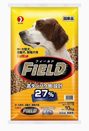 NEW　ドッグビット　フィールド　10Kg　 【ペットライン 愛犬用　日本製犬用食品　日本産　ドッグフード　国産ペットフード】
