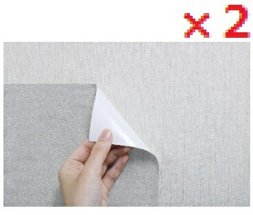 【２個書き割り】リノベウオールシート WAS-07 GY 90珊 X 250珊  【明和グラビア印刷 リノベシート 日本製 貼ってはがせる壁かざり付ける腰掛け 革新 リフォーム うつり変わり】