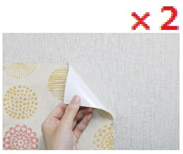 【２個仕掛ける】リノベウオールシート WAS-10 90糎 X 250糎    【明和グラビア印刷 リノベシート 日本製 貼ってはがせる壁かざり付ける腰かけ 刷新 リフォーム うつり変わりLOTZ】
