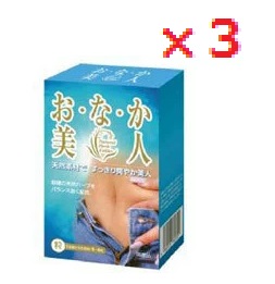 【３個セット】おなか美人 (約130粒入り)　　 【快通　快適　快朝　ハーブ　天然ハーブ　おなか　スッキリ　ダイエット　サプリメント　健康食品】