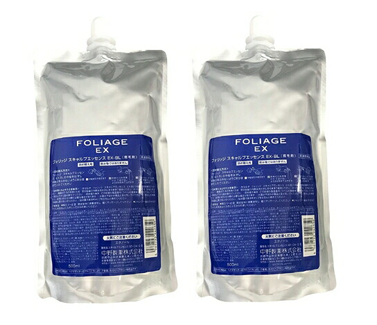 【2個】ナカノ フォリッジ スキャルプエッセンス EX-BL 500ml詰替 2個仕掛ける ※治療薬部外品育毛剤 【貨物輸送無料】
