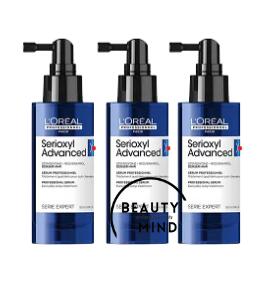 【3本】ロレアル セリオキシル アドバンストデンサーヘア 90ml ※スカルプケアローション 【送料無料】
