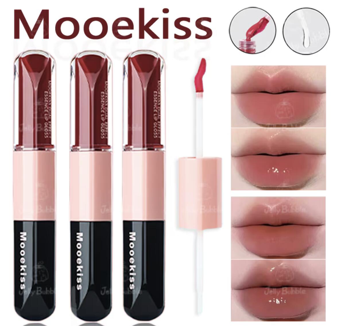 楽天市場】【送料無料】Mooekiss ダブルエンドリップグロス マット