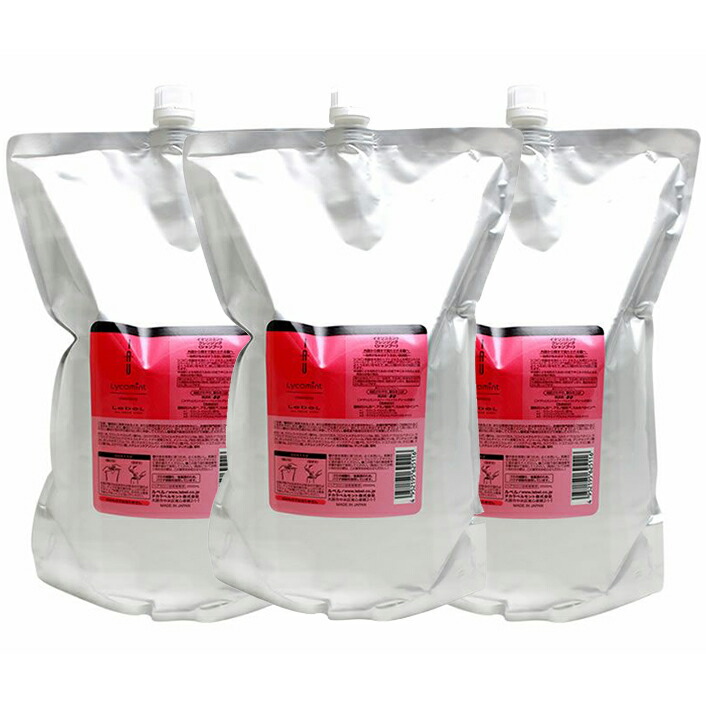 【3個セット】 ルベル イオ リコミント クレンジング 2500ml 詰替え用(lebel IAU 頭皮ケア ノンシリコン 美容院 美容室 サロン専売品)