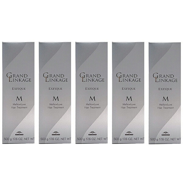 【5個セット】 ミルボン グランドリンケージ エクスフィーク メロウリュクス トリートメント 500g(milbon GRANDLINKAGE ヘアケア ホームケア ご自宅用集中ケア エイジング 白髪 カラーダメージ カラーケア 美容院 美容室 サロン専売品)｜BeautyPro Magica