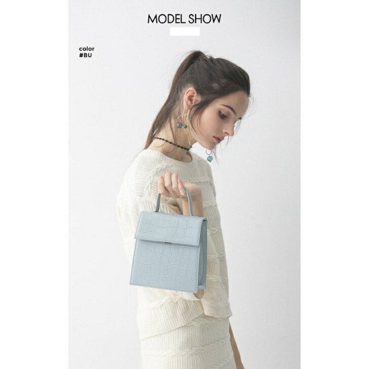 楽天市場】シスタージェーン ビーズバッグ ブルー ハンドバッグ