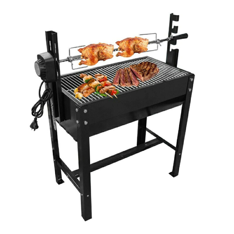 回転させる型 丸焼き コンロ 回転させる式 バーベキューロースター 2-インチ-1 bbq コンロ バーベキュー機 ロティサリーキット アウトドア 丸焼き BBQ ロティサリーグリル 肉焼き機 回転させる ロティサリーキット 回転させる型