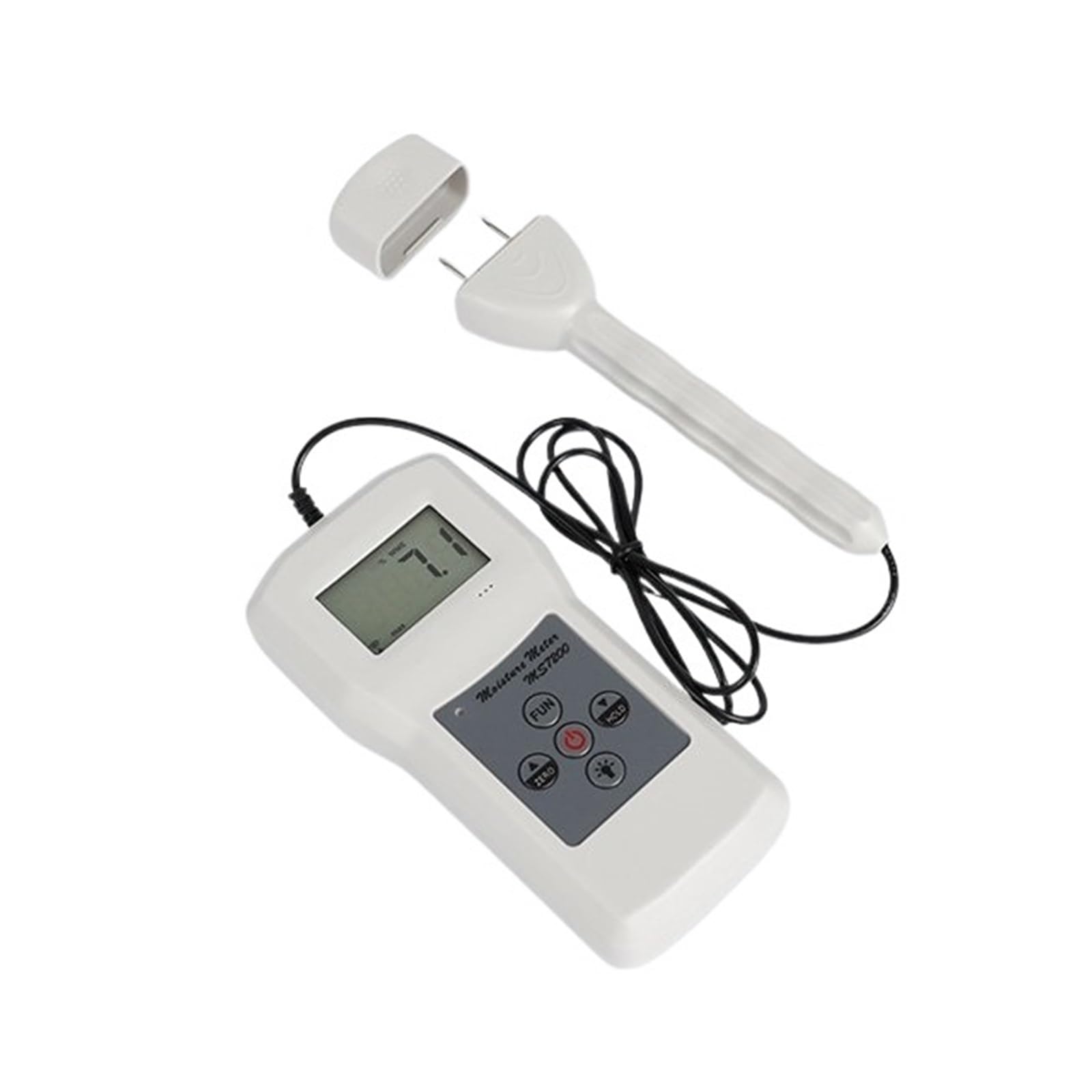 紙水分計 MS7200 水分計 0-95% 材木、材木、紙、段ボール用 高感じやすさ検出器積み上げる