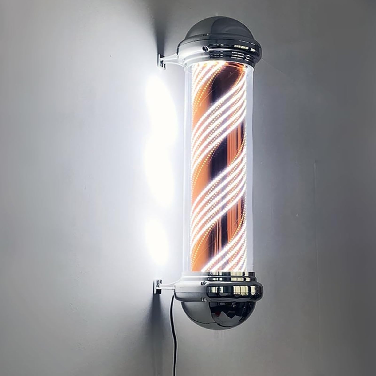 息吹き極点 理容 室外 飾りつけ式 LED 回転させる灯 バーバー極点 美容室と理髪店 極点息吹き ヘアサロン息吹き 理髪極点 雨合羽 超高明快さ 省エネ 理容極点点火装置 理髪息吹き