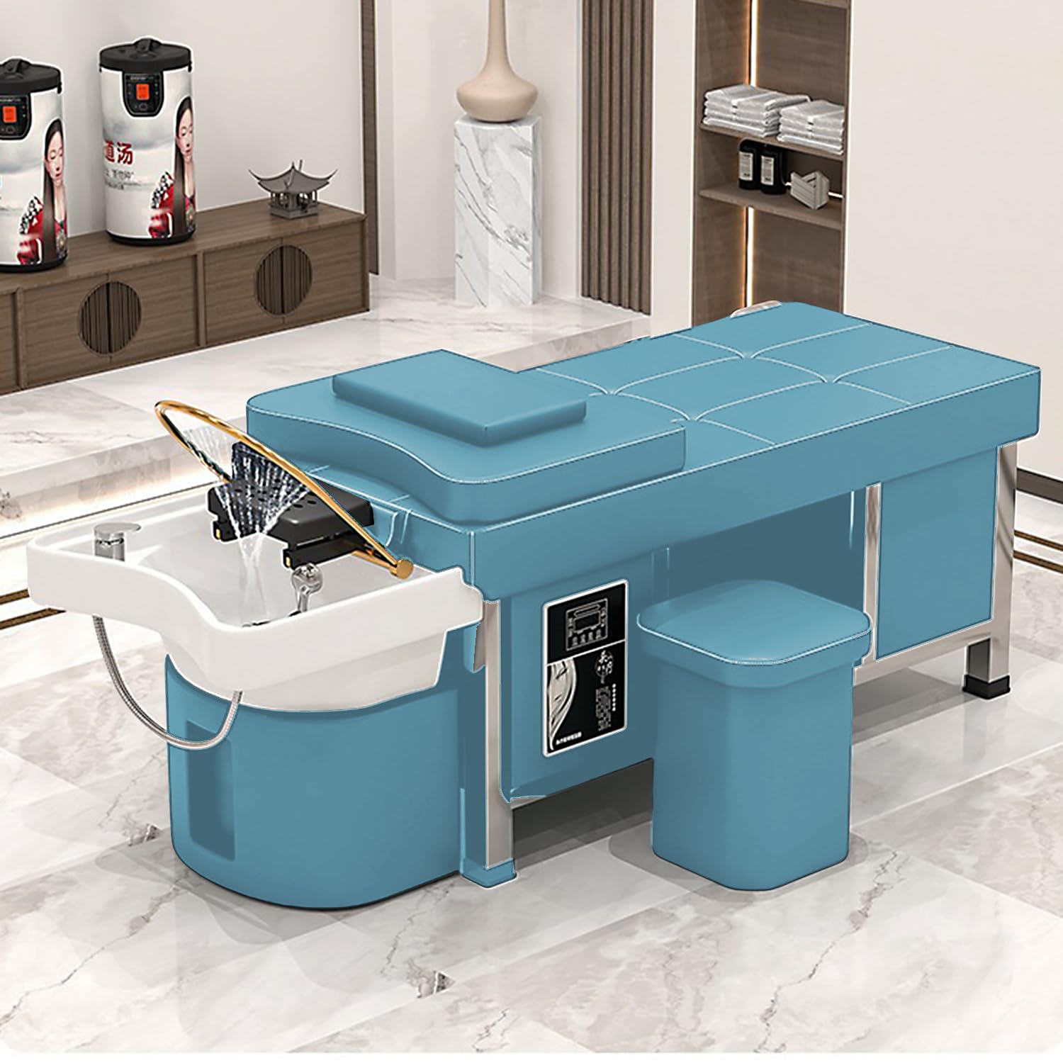 楽天市場】ヘッドスパ機器、マッサージシャンプーベッド、燻蒸給湯