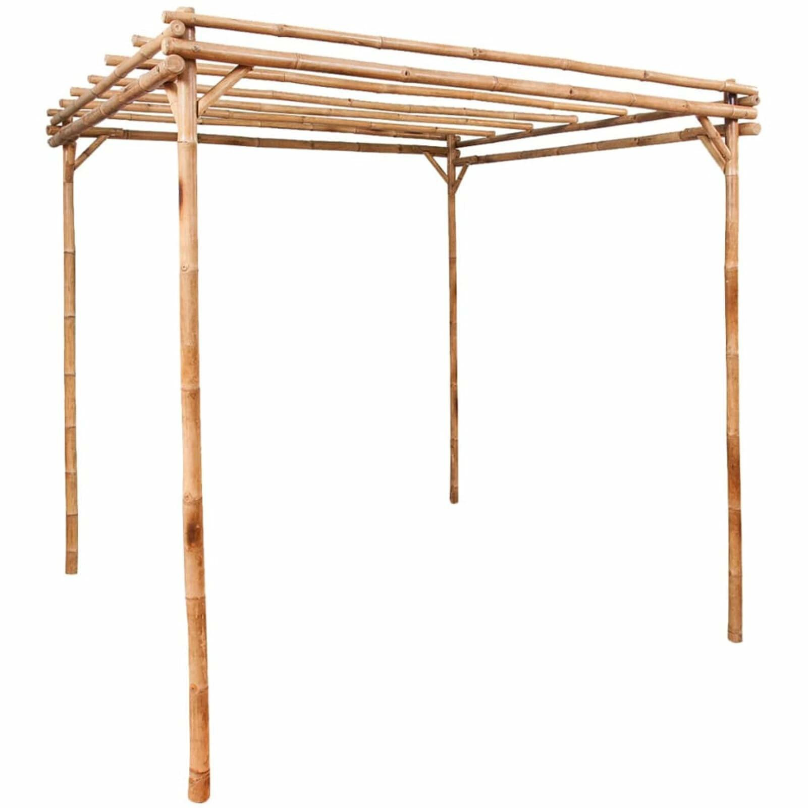 ガーデンアーチ、パーゴラ竹パーゴラパティオトレリスアーチ植物クライミング170x170x220cm 59,729円