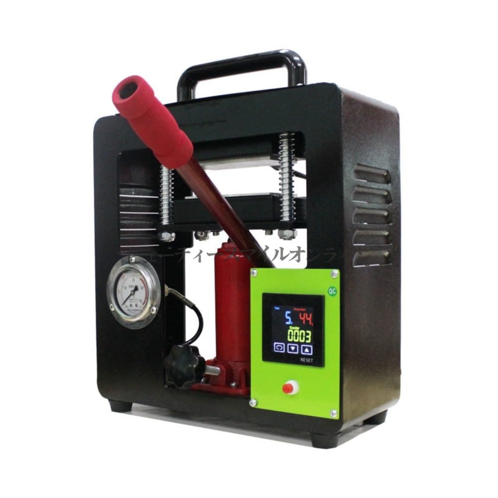 10t 油圧式ロジン熱押し付ける機 デュアル暖める一皿 600W 御役目用LCDデジタル取り締まる 多役立つこと 脂決定づける お手々お手伝いさん DIY 高的確さ体温合わせる