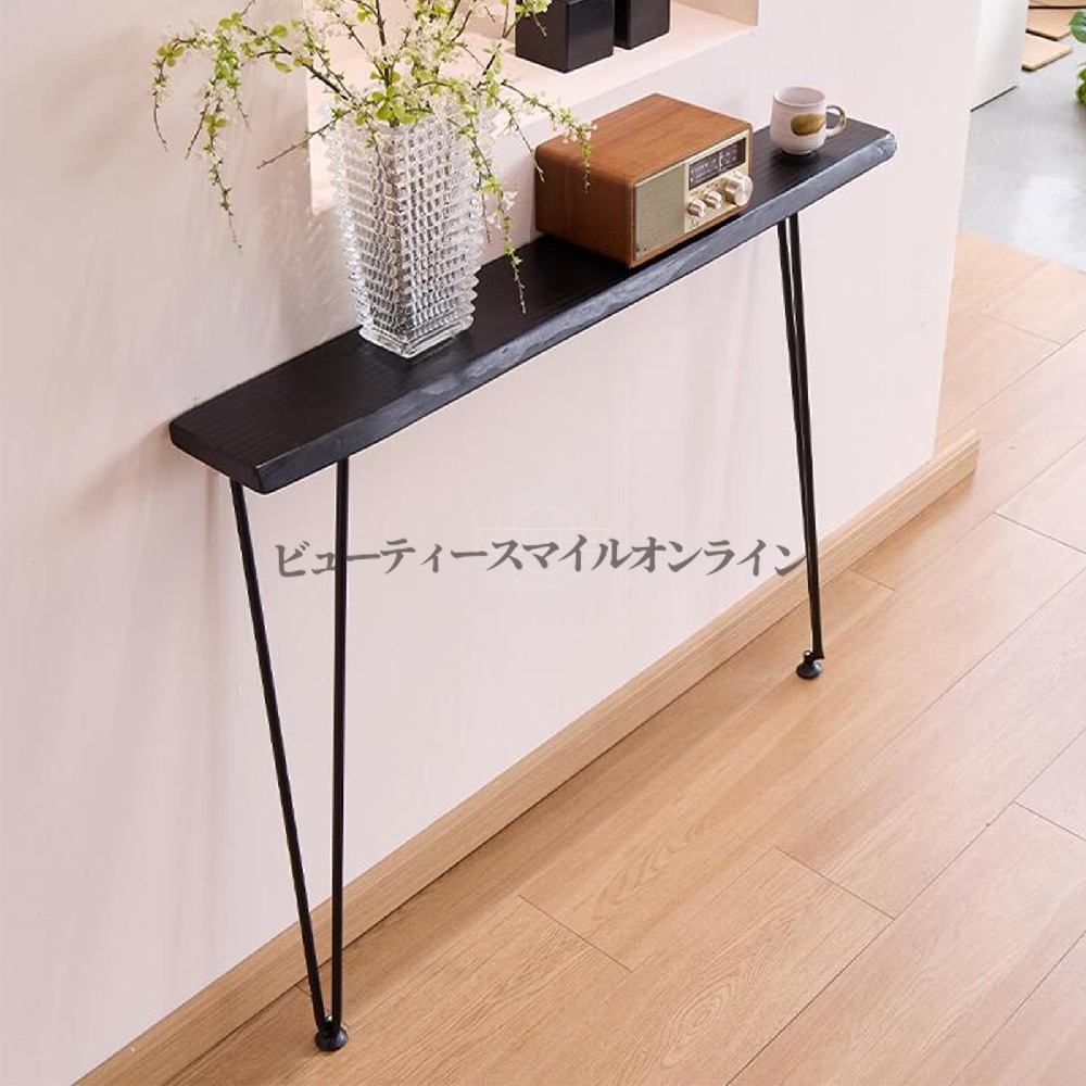 部屋の入り口 通路 省間隔文字 か細い速見表 幅100珊 高さ90珊 純一無雑材 木製 北欧風 今めかしい 部屋の入り口納める カウンタ 長いす横 臥し所用 精神的な統合飾り気の無い 細型 パウダーコンパクト納める棚