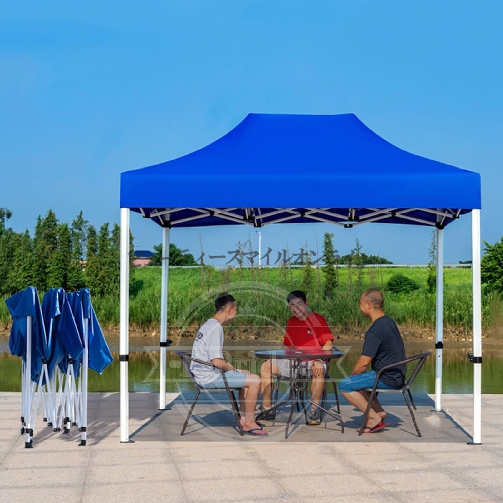 大型ワンタッチタープテント 2mx2m 組立て簡単 長方形 UVカット 遮熱 防雨 防風 アウトドア レジャー用品 運動会 イベント用 高品質素材使用|ビューティースマイルオンライン