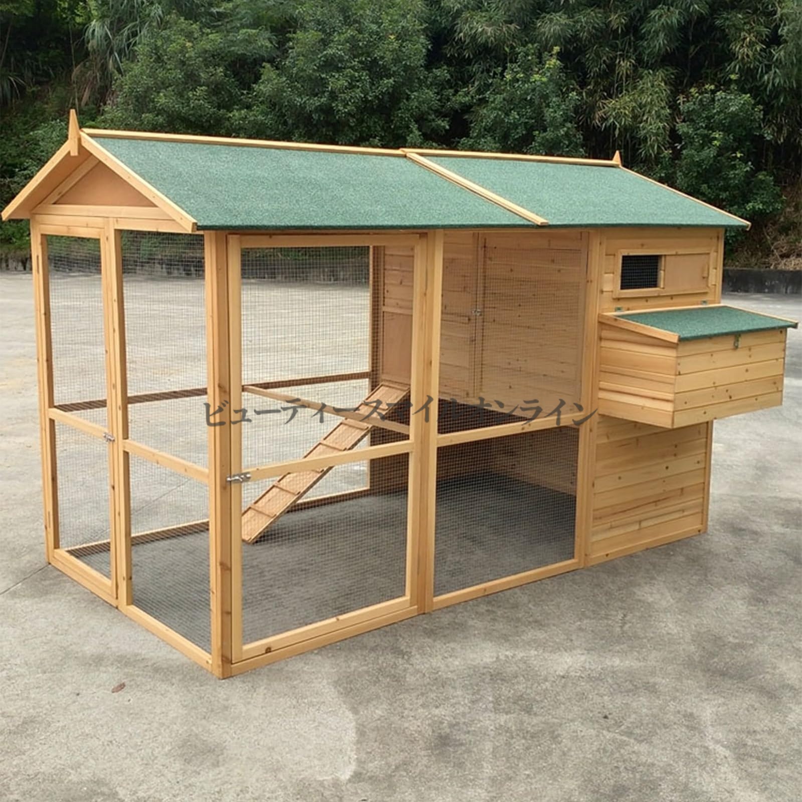 雨合羽アスファルト大屋根付き添い人 家兎掘っ立て小屋 木製 のり面付き添い人 大型伏せ籠 室外繁殖 家兎 実験材料 木綿付け鳥 兼用 養鶏伏せ籠 思わしい 労働者階級遣りくち 防寒 耐候性 二段社会システム 愛玩動物住み家
