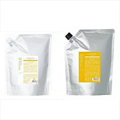 【サイズリニューアル/2点セット】デミ ヘアシーズンズ　スムース　シャンプー2000ml + トリートメント2000ｇ セット 詰替え用 V-2