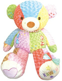 KAWAII BEAR　PASTEL LL　約98cm カワイイベア　テイクオフ　ぬいぐるみ　TAKE　OFF　誕生日や記念日のギフトとして可愛いヌイグルミです BC-D V-1 11,333円