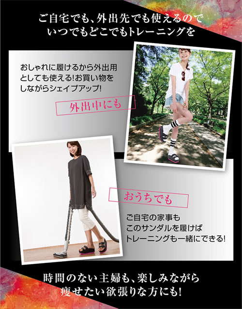 クーポン配付中 ダイエットサンダル ダイエットスリッパ ダイエット サンダル 77 Off スリッパ レディース 体幹筋シェイプスリムサンダル 脚 痩せ 歩きやすい 屋外 黒 オフィスサンダル 美脚 厚底 室内 下半身ダイエット バランス 履くだけ 室外