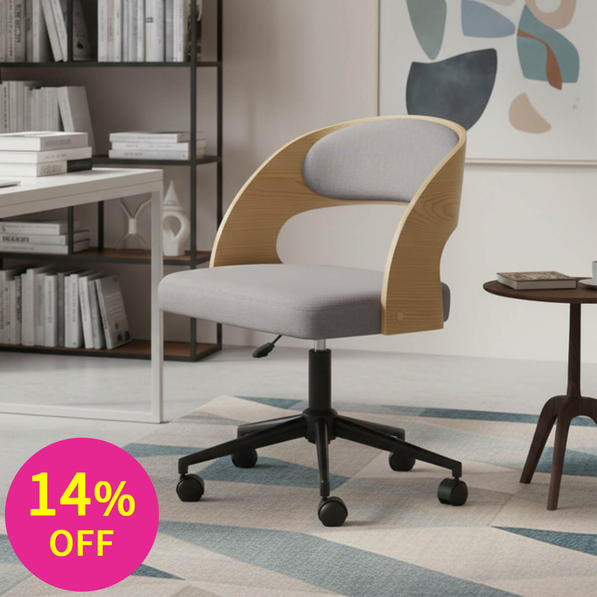 楽天市場】デスクチェア オフィスチェア おしゃれ 回転 昇降 肘付