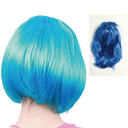 Bebee Bob Shortcut Hair Colorful Hair Party Goods Fancy Dress Wig