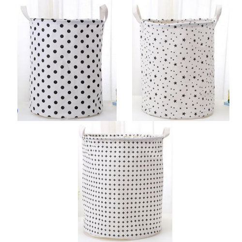 楽天市場 雑貨 取って 付き 折りたたみ ランドリー バスケット ケース ボックス 使い方 色々 防水 コンパクト 洗濯カゴ かご 籠 バス用品 銭湯 旅行 収納 便利 本 整理 整頓 片付け インテリア 格子柄 星柄 水玉 ｂｅｂｅｅ