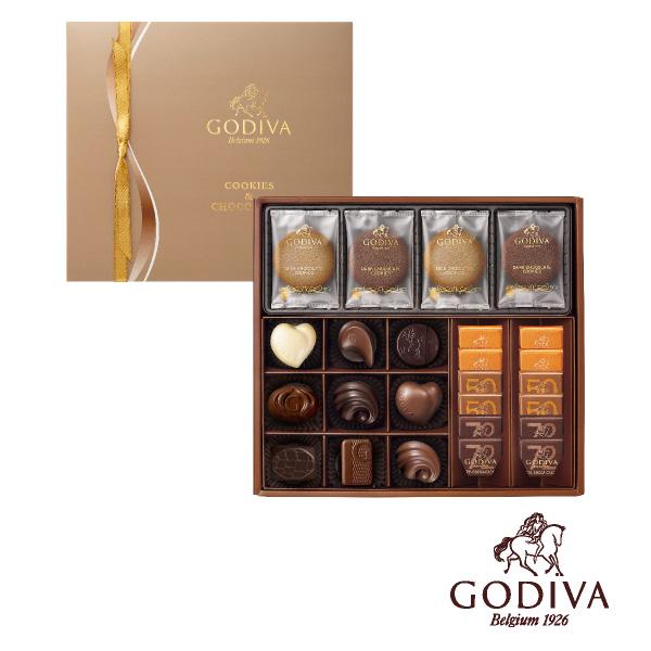 GODIVA クッキー＆チョコレート アソートメント(クッキー8枚 / チョコレート21粒)