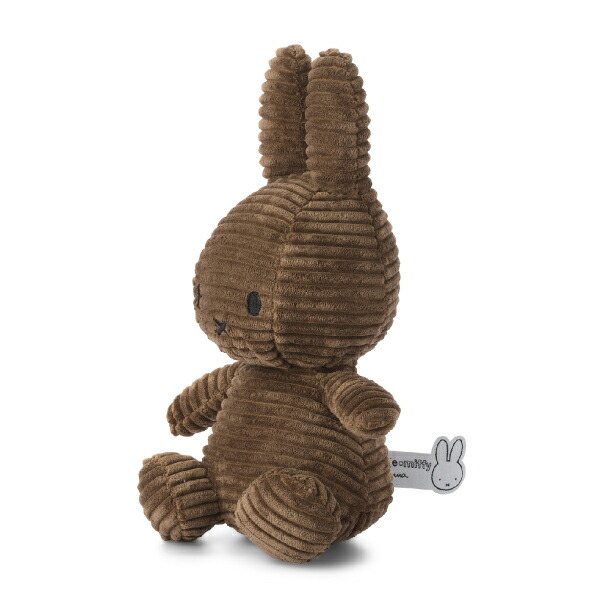 Miffy Corduroy ハーフバースデー メモリアル 誕生日 出産祝い 23cm オリジナル ブラウン ミッフィーぬいぐるみ クリスマス