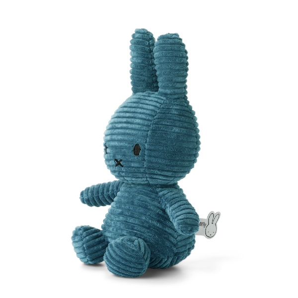 Miffy Corduroy ミッフィーぬいぐるみ 23cm ブルー ペチャットセット 送料無料 オリジナル 出産祝い 誕生日 ハーフバースデー メモリアル クリスマス ベビーギフト プレゼント 贈り物 人気 かわいい スタイ 特典 無料プレゼント 0歳 1歳 2歳 3歳 Liceochiloe Cl