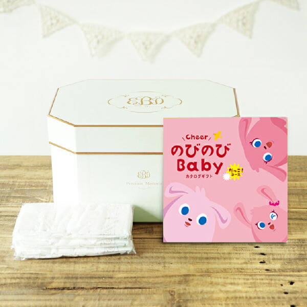 のびのびBaby（20900円教科課程）商品目録差し上げ物 お襁褓ボックス席仕掛ける (商品目録 生まれ落ちる日 生み出すこと 差し上げ物 儀式用 乳飲み子 赤ちゃん 遊び道具 もの言う花 オムツ西洋菓子)