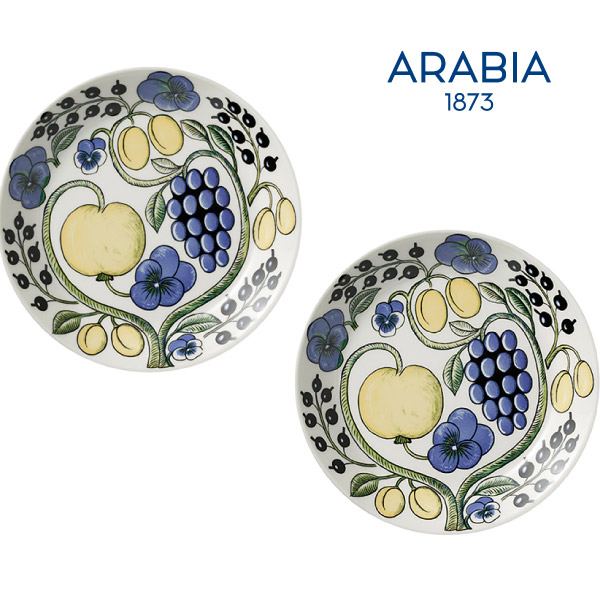 【送料無料】【Arabia】アラビア パラティッシ プレート 21cm カラー ペアペアプレート プレート 21cm カラー 北欧食器 洋食器 テーブルウェア ブランド食器 磁器 ペア食器 中皿｜Bebery（ベベリー）店