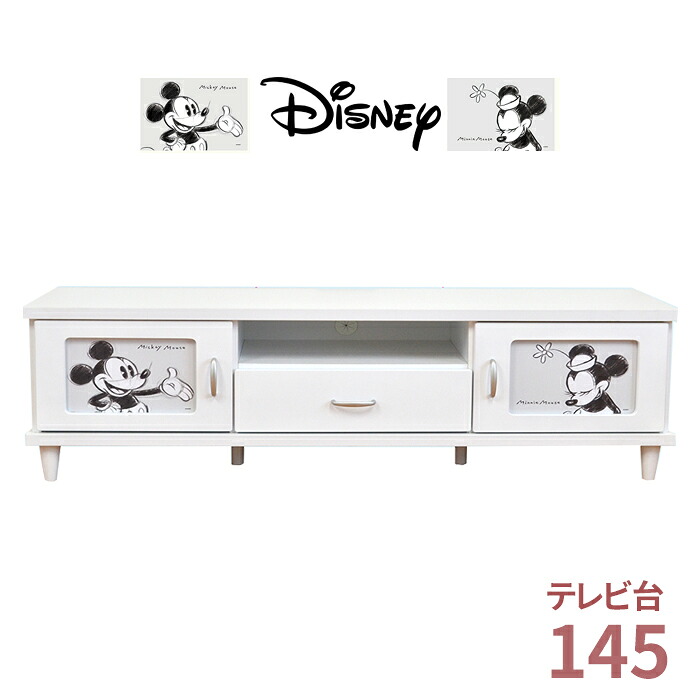 ［26日まで5％OFFクーポン］ キャンバス ミッキーマウス | 幅92cm 完成品 キャビネット ミッキー ディズニー 【 日本製　ディズニー グッズ　リビングボード　ラック　飾り棚　本棚　ミッキー テレビボード キャラクター リビングボード ミニー プリンセス 推し活グッズ｜木製子供用家具直販・ベビファニ