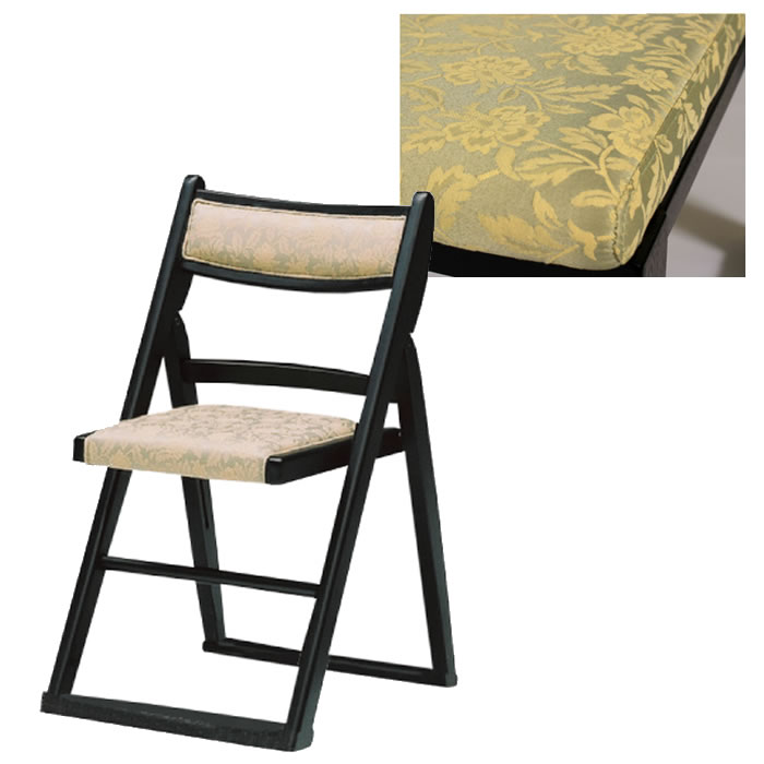 楽天市場】本堂専用座椅子1型折り畳み式 | 幅45cm 奥行51.5cm 高さ78.5