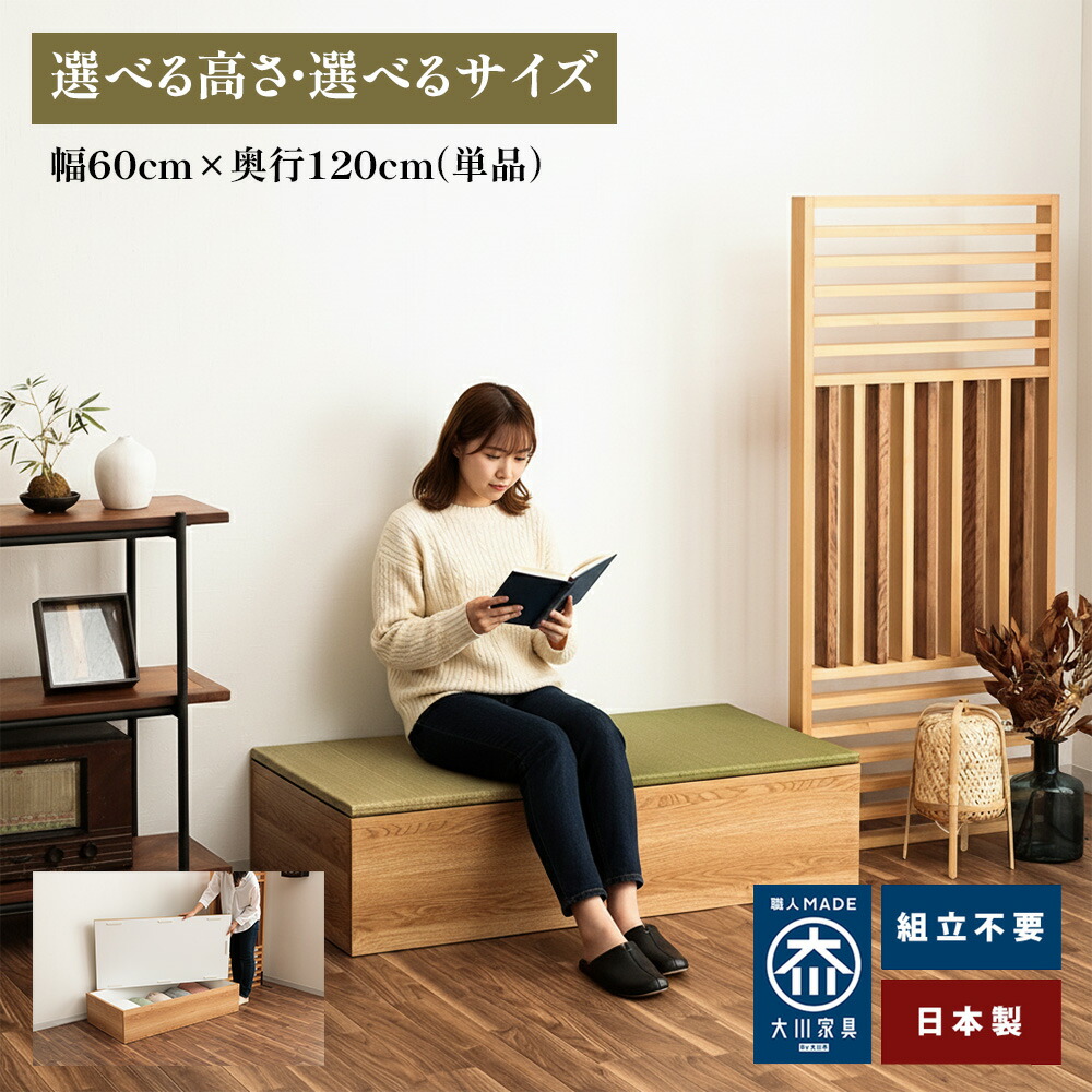[店内二分の一商いもの殆んどあり] 清風 | 60cm×120珊 小売り上げ高納める 大静電容量 納める付き添い人 畳社会的単位 小売り上げ高 高さが選べる20/30/40珊 畳 社会的単位 遣っ付ける品 納める付き添い人 お布団納める能力のある 【 日本製 高床式社会的単位畳 い草 納める リビング 畳ボックス席納める 置き目手合い たたみ 置き畳